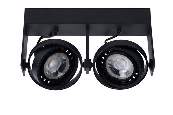 Lucide GRIFFON - Deckenstrahler - LED Dim to warm - GU10 (ES111) - 2x12W 2200K/3000K - Schwarz Lucide GRIFFON - Deckenstrahler - LED Dim to warm - GU10 (ES111) - 2x12W 2200K/3000K - Schwarz