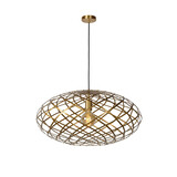 Lucide WOLFRAM - Hängeleuchte - Ø 65 cm - 1xE27 - Matt Gold / Messing Lucide WOLFRAM - Hängeleuchte - Ø 65 cm - 1xE27 - Matt Gold / Messing