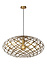 WOLFRAM - Hängeleuchte - Ø 65 cm - 1xE27 - Matt Gold / Messing