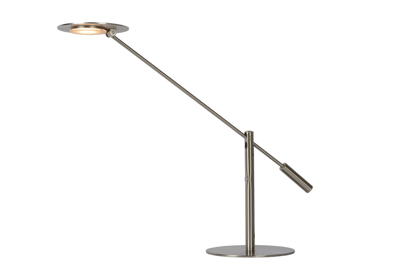 Lucide ANSELMO - Schreibtischlampe - LED Dimb. - 1x9W 3000K - Mattes Chrom Lucide ANSELMO - Schreibtischlampe - LED Dimb. - 1x9W 3000K - Mattes Chrom