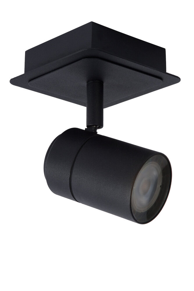 Lucide LENNERT - Deckenstrahler Bad - LED Dimb. - GU10 - 1x5W 3000K - IP44 - Schwarz Lucide LENNERT - Deckenstrahler Bad - LED Dimb. - GU10 - 1x5W 3000K - IP44 - Schwarz