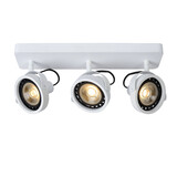 Lucide TALA LED - Deckenstrahler - LED Dim to warm - GU10 (ES111) - 3x12W 2200K/3000K - Weiß Lucide TALA LED - Deckenstrahler - LED Dim to warm - GU10 (ES111) - 3x12W 2200K/3000K - Weiß