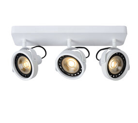 Lucide TALA LED - Deckenstrahler - LED Dim to warm - GU10 (ES111) - 3x12W 2200K/3000K - Weiß Lucide TALA LED - Deckenstrahler - LED Dim to warm - GU10 (ES111) - 3x12W 2200K/3000K - Weiß