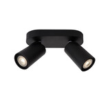 Lucide XYRUS - Deckenstrahler - LED Dim to warm - GU10 - 2x5W 2200K/3000K - Schwarz Lucide XYRUS - Deckenstrahler - LED Dim to warm - GU10 - 2x5W 2200K/3000K - Schwarz