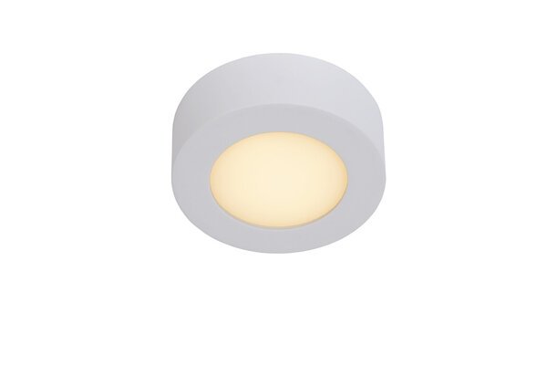 Lucide BRICE-LED - Deckenleuchte Bad - Ø 11,7 cm - LED Dimb. - 1x8W 3000K - IP44 - Weiß Lucide BRICE-LED - Deckenleuchte Bad - Ø 11,7 cm - LED Dimb. - 1x8W 3000K - IP44 - Weiß