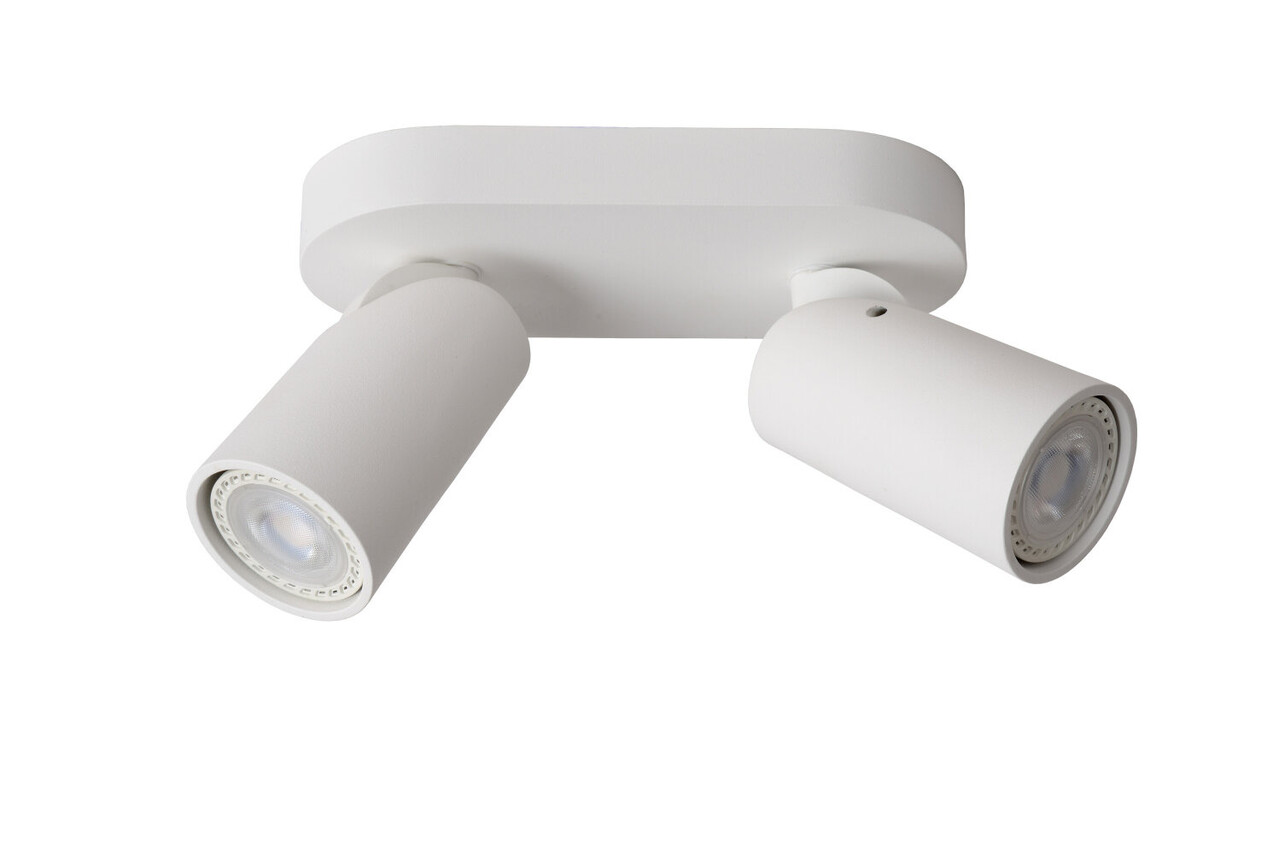 Lucide XYRUS - Deckenstrahler - LED Dim to warm - GU10 - 2x5W 2200K/3000K - Weiß