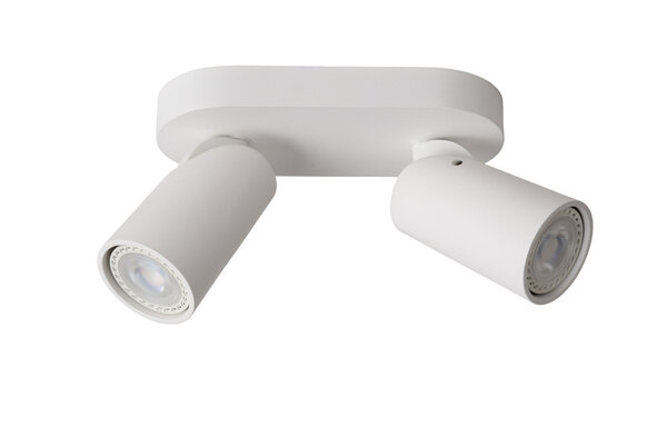 Lucide XYRUS - Deckenstrahler - LED Dim to warm - GU10 - 2x5W 2200K/3000K - Weiß