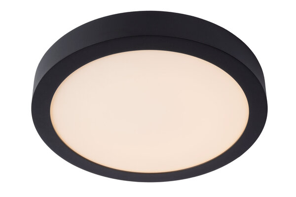 Lucide BRICE-LED - Deckenleuchte Bad - Ø 30 cm - LED Dimb. - 1x30W 3000K - IP44 - Schwarz Lucide BRICE-LED - Deckenleuchte Bad - Ø 30 cm - LED Dimb. - 1x30W 3000K - IP44 - Schwarz