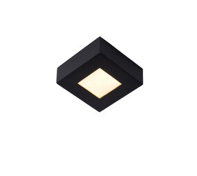 Lucide BRICE-LED - Deckenleuchte Bad - LED Dimb. - 1x8W 3000K - IP44 - Schwarz Lucide BRICE-LED - Deckenleuchte Bad - LED Dimb. - 1x8W 3000K - IP44 - Schwarz