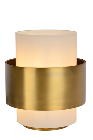 Lucide FIRMIN - Tischleuchte - Ø 20 cm - 1xE27 - Matt Gold / Messing Lucide FIRMIN - Tischleuchte - Ø 20 cm - 1xE27 - Matt Gold / Messing