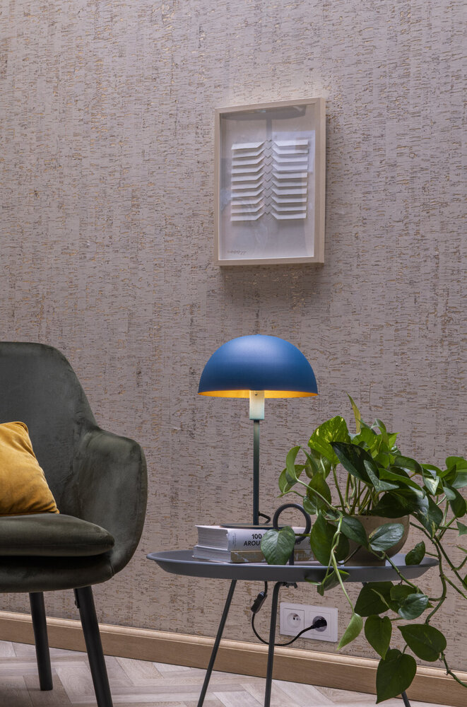 Lucide SIEMON - Tischleuchte - Ø 25 cm - 1xE14 - Blau Lucide SIEMON - Tischleuchte - Ø 25 cm - 1xE14 - Blau