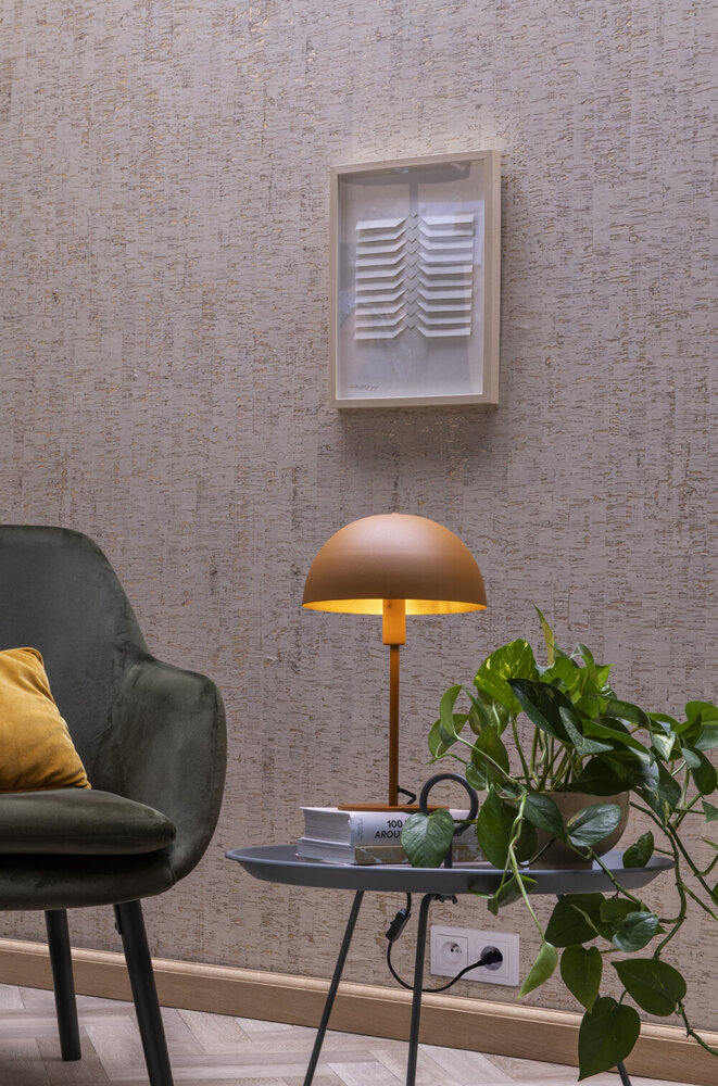 Lucide SIEMON - Tischleuchte - Ø 25 cm - 1xE14 - Ockergelb Lucide SIEMON - Tischleuchte - Ø 25 cm - 1xE14 - Ockergelb