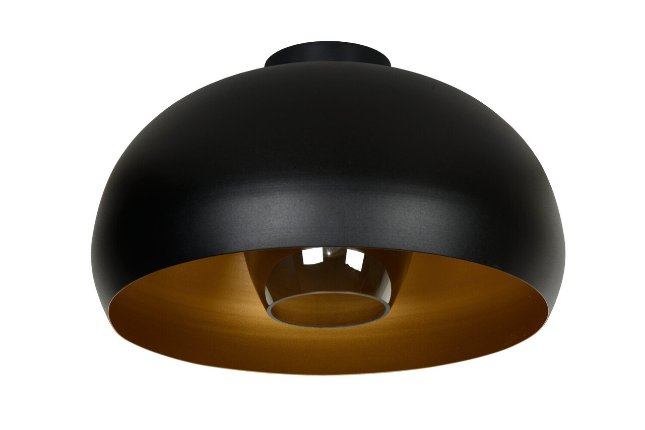 Lucide SHARAN - Deckenleuchte - Ø 38 cm - 1xE27 - Schwarz Lucide SHARAN - Deckenleuchte - Ø 38 cm - 1xE27 - Schwarz