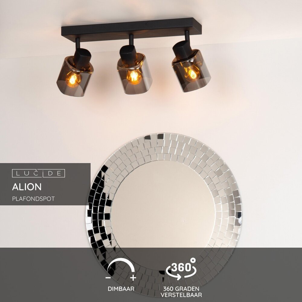 Lucide ALION - Deckenstrahler - 3xE14 - Schwarz Lucide ALION - Deckenstrahler - 3xE14 - Schwarz