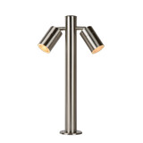Lucide ARNE-LED - Sockellampe - Ø 6,3 cm - LED - GU10 - 2x5W 2700K - IP44 - Mattchrom Lucide ARNE-LED - Sockellampe - Ø 6,3 cm - LED - GU10 - 2x5W 2700K - IP44 - Mattchrom