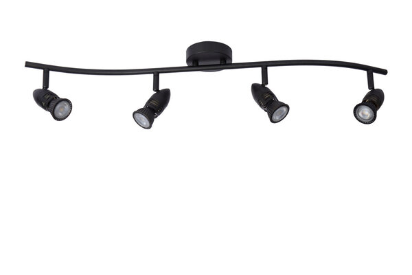 Lucide CARO - Deckenstrahler - 4xGU10 - Schwarz Lucide CARO - Deckenstrahler - 4xGU10 - Schwarz