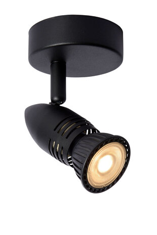 Lucide CARO - Deckenstrahler - Ø 9 cm - 1xGU10 - Schwarz Lucide CARO - Deckenstrahler - Ø 9 cm - 1xGU10 - Schwarz