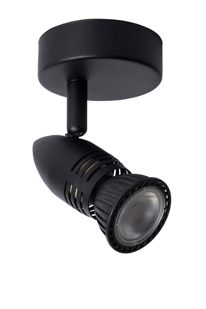 Lucide CARO - Deckenstrahler - Ø 9 cm - 1xGU10 - Schwarz Lucide CARO - Deckenstrahler - Ø 9 cm - 1xGU10 - Schwarz