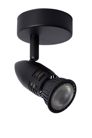 Lucide CARO - Deckenstrahler - Ø 9 cm - 1xGU10 - Schwarz Lucide CARO - Deckenstrahler - Ø 9 cm - 1xGU10 - Schwarz