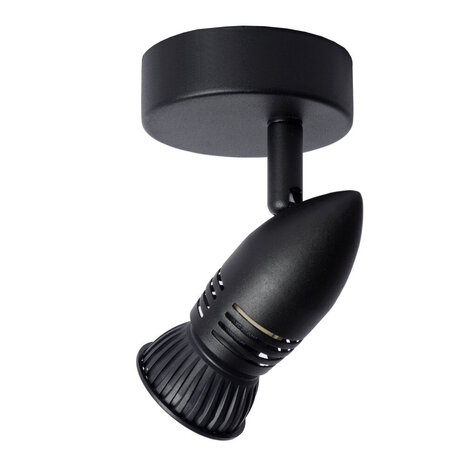 Lucide CARO - Deckenstrahler - Ø 9 cm - 1xGU10 - Schwarz Lucide CARO - Deckenstrahler - Ø 9 cm - 1xGU10 - Schwarz