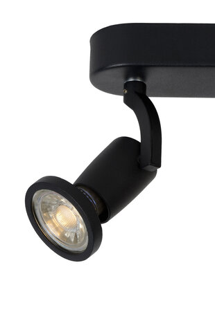 Lucide JASTER-LED - Deckenstrahler - LED - GU10 - 2x5W 2700K - Schwarz Lucide JASTER-LED - Deckenstrahler - LED - GU10 - 2x5W 2700K - Schwarz