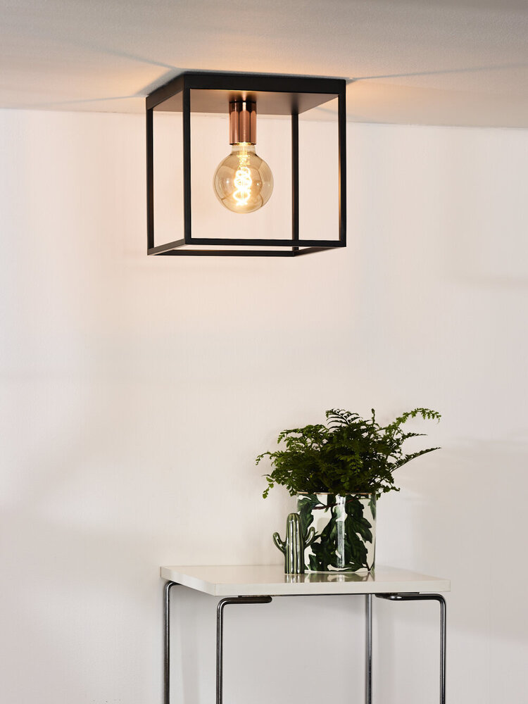 Lucide ARTHUR - Deckenleuchte - 1xE27 - Schwarz