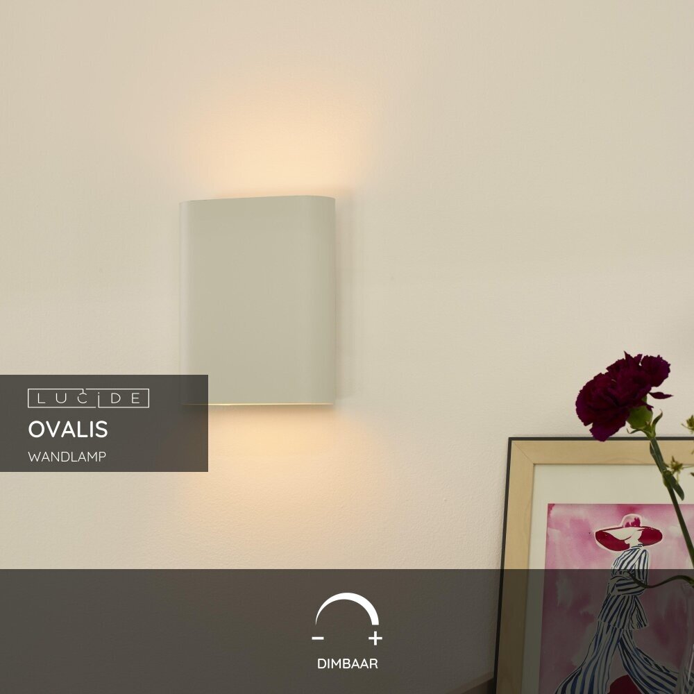 Lucide OVALIS - Wandleuchte - 2xE14 - Weiß Lucide OVALIS - Wandleuchte - 2xE14 - Weiß