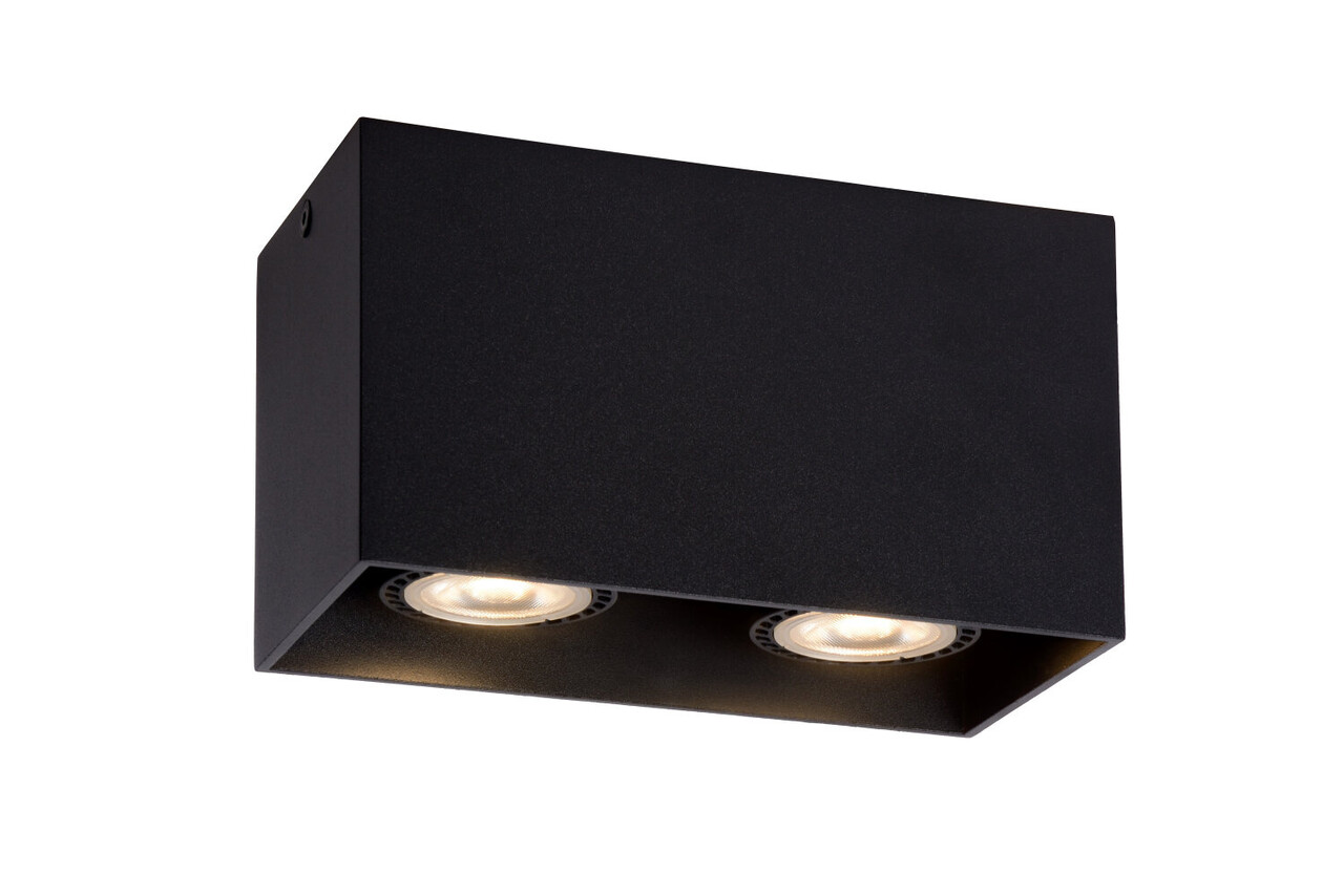 Lucide BODI - Deckenstrahler - 2xGU10 - Schwarz Lucide BODI - Deckenstrahler - 2xGU10 - Schwarz