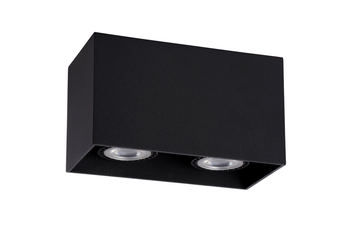 Lucide BODI - Deckenstrahler - 2xGU10 - Schwarz Lucide BODI - Deckenstrahler - 2xGU10 - Schwarz