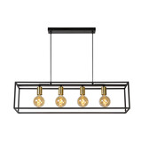 Lucide RUBEN - Pendelleuchte - 4xE27 - Schwarz Lucide RUBEN - Pendelleuchte - 4xE27 - Schwarz