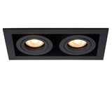 Lucide CHIMNEY - Downlight - 2xGU10 - Schwarz Lucide CHIMNEY - Downlight - 2xGU10 - Schwarz