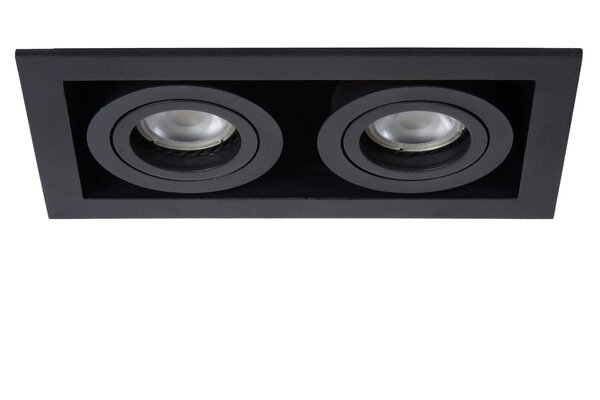 Lucide CHIMNEY - Downlight - 2xGU10 - Schwarz Lucide CHIMNEY - Downlight - 2xGU10 - Schwarz