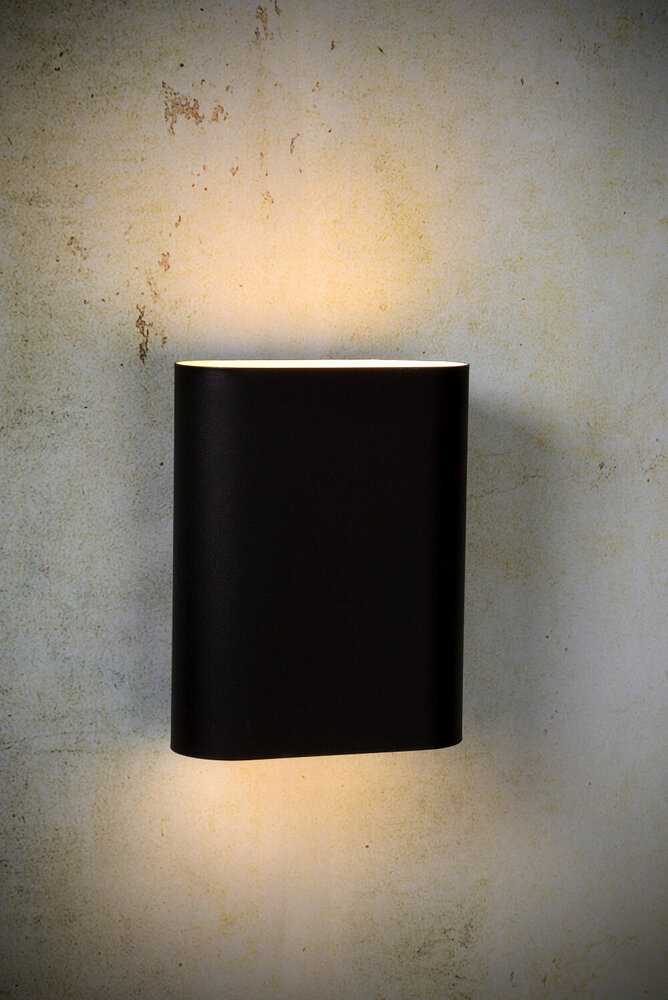 Lucide OVALIS - Wandleuchte - 2xE14 - Schwarz Lucide OVALIS - Wandleuchte - 2xE14 - Schwarz