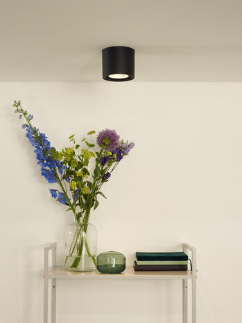 Lucide FEDLER - Deckenstrahler - Ø 12 cm - LED Dim to warm - GU10 (ES111) - 1x12W 2200K/3000K - Schwarz Lucide FEDLER - Deckenstrahler - Ø 12 cm - LED Dim to warm - GU10 (ES111) - 1x12W 2200K/3000K - Schwarz