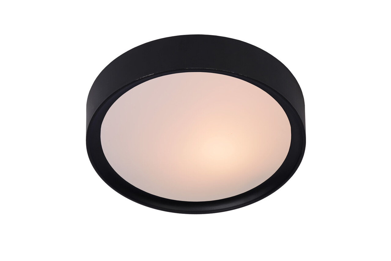 Lucide LEX - Deckenleuchte - Ø 25 cm - 1xE27 - Schwarz Lucide LEX - Deckenleuchte - Ø 25 cm - 1xE27 - Schwarz
