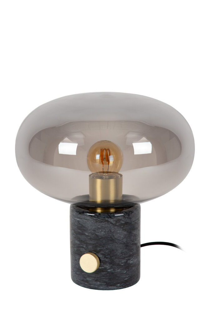 Lucide CHARLIZE - Tischleuchte - Ø 23 cm - 1xE27 - Fumé Lucide CHARLIZE - Tischleuchte - Ø 23 cm - 1xE27 - Fumé