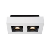 Lucide XIRAX - Deckenstrahler - LED Dim to warm - GU10 - 2x5W 2200K/3000K - Weiß Lucide XIRAX - Deckenstrahler - LED Dim to warm - GU10 - 2x5W 2200K/3000K - Weiß