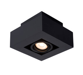 Lucide XIRAX - Deckenstrahler - LED Dim to warm - GU10 - 1x5W 2200K/3000K - Schwarz Lucide XIRAX - Deckenstrahler - LED Dim to warm - GU10 - 1x5W 2200K/3000K - Schwarz