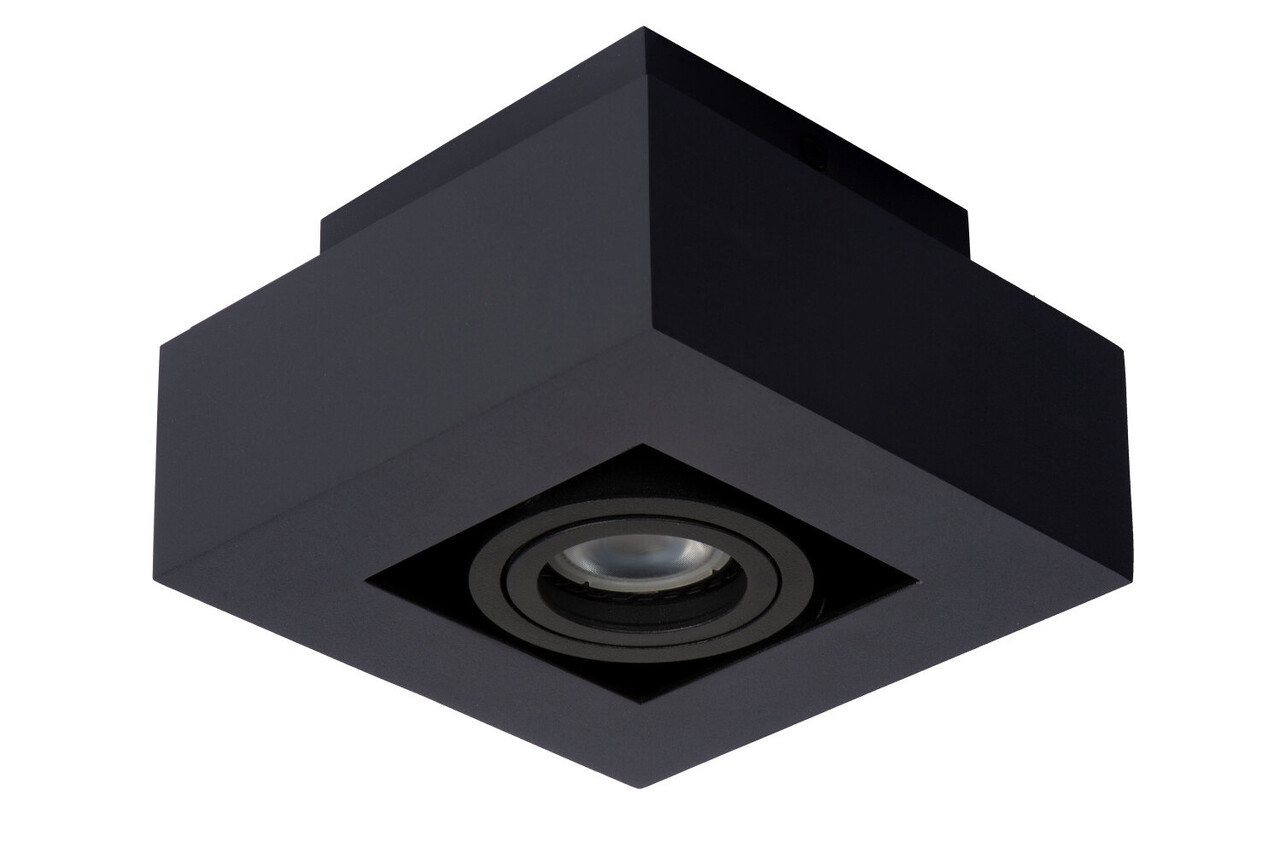 Lucide XIRAX - Deckenstrahler - LED Dim to warm - GU10 - 1x5W 2200K/3000K - Schwarz Lucide XIRAX - Deckenstrahler - LED Dim to warm - GU10 - 1x5W 2200K/3000K - Schwarz