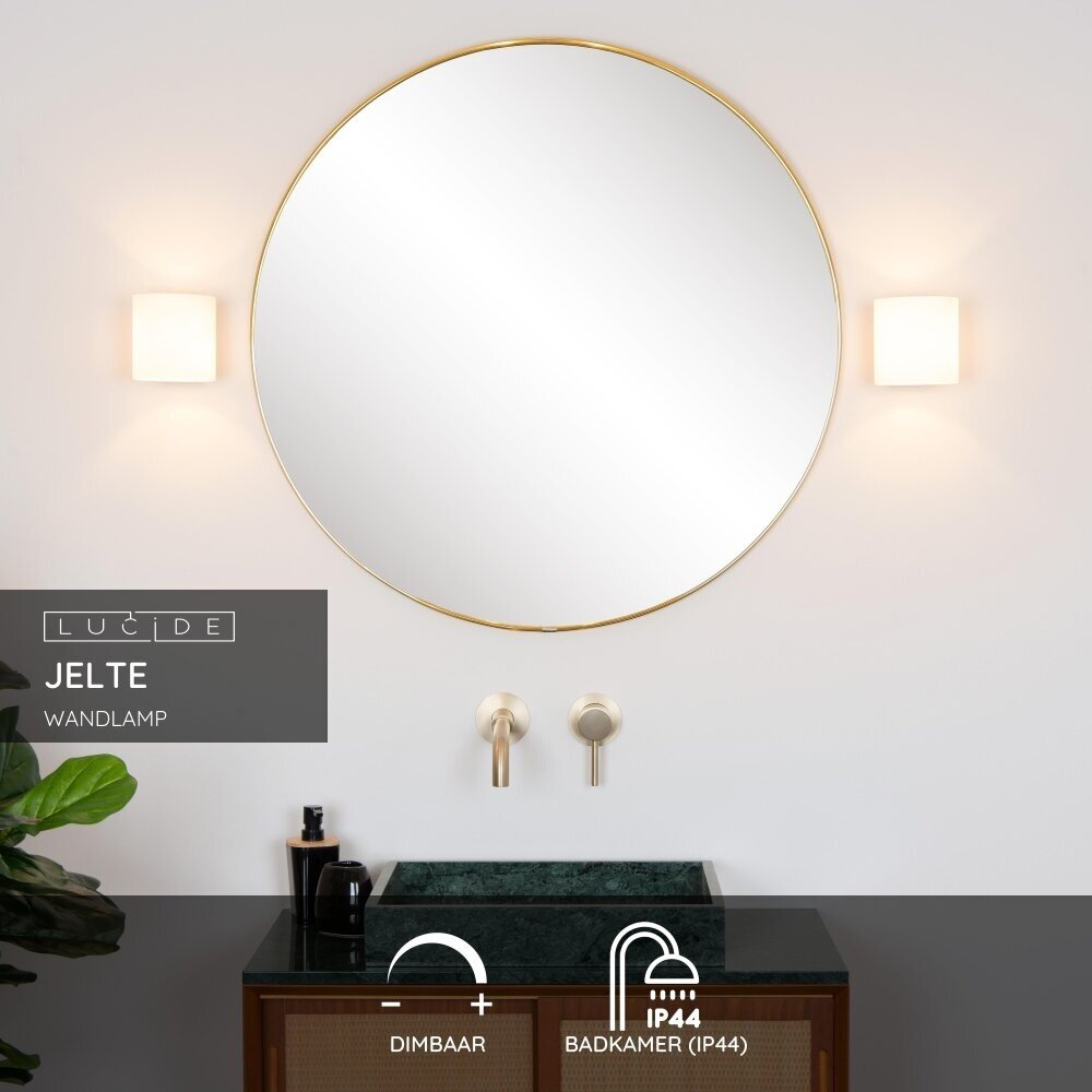 Lucide JELTE - Wandleuchte Bad - 1xG9 - IP44 - Schwarz Lucide JELTE - Wandleuchte Bad - 1xG9 - IP44 - Schwarz