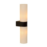 Lucide JESSE - Wandleuchte Bad - 2xG9 - IP44 - Schwarz Lucide JESSE - Wandleuchte Bad - 2xG9 - IP44 - Schwarz