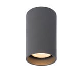 Lucide DELTO - Deckenstrahler - Ø 5,5 cm - LED Dim to warm - GU10 - 1x5W 2200K/3000K - Grau Lucide DELTO - Deckenstrahler - Ø 5,5 cm - LED Dim to warm - GU10 - 1x5W 2200K/3000K - Grau