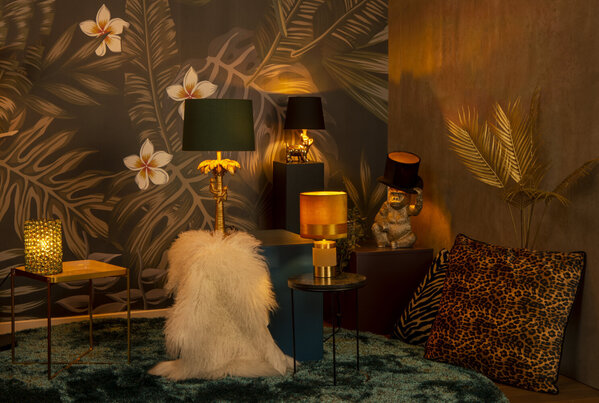 Lucide EXTRAVAGANZA FRIZZLE - Tischleuchte - Ø 18 cm - 1xE14 - Braun Lucide EXTRAVAGANZA FRIZZLE - Tischleuchte - Ø 18 cm - 1xE14 - Braun