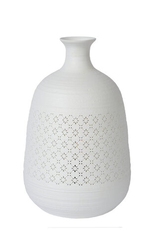 Lucide TIESSE - Tischleuchte - Ø 18,6 cm - 1xE14 - Weiß Lucide TIESSE - Tischleuchte - Ø 18,6 cm - 1xE14 - Weiß