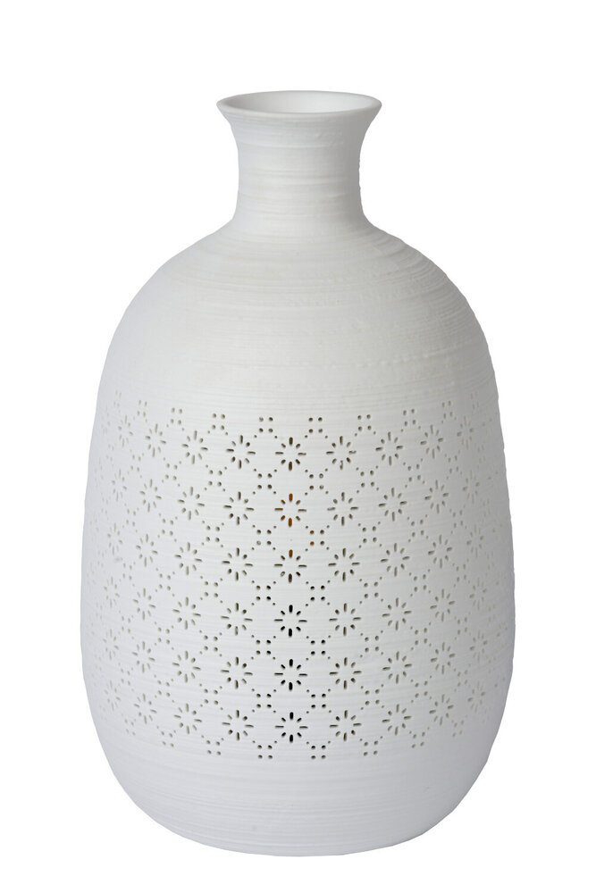 Lucide TIESSE - Tischleuchte - Ø 15,4 cm - 1xE14 - Weiß Lucide TIESSE - Tischleuchte - Ø 15,4 cm - 1xE14 - Weiß