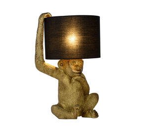 Lucide EXTRAVAGANZA CHIMP - Tischleuchte - Ø 30 cm - 1xE14 - Schwarz Lucide EXTRAVAGANZA CHIMP - Tischleuchte - Ø 30 cm - 1xE14 - Schwarz