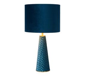 Lucide EXTRAVAGANZA VELVET - Tischleuchte - Ø 25 cm - 1xE27 - Türkis Lucide EXTRAVAGANZA VELVET - Tischleuchte - Ø 25 cm - 1xE27 - Türkis