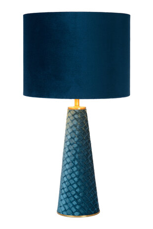 Lucide EXTRAVAGANZA VELVET - Tischleuchte - Ø 25 cm - 1xE27 - Türkis Lucide EXTRAVAGANZA VELVET - Tischleuchte - Ø 25 cm - 1xE27 - Türkis
