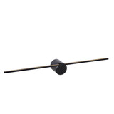 Lucide MIZAR - Wandleuchte Badezimmer - LED - 1x6W 2700K - IP44 - Schwarz Lucide MIZAR - Wandleuchte Badezimmer - LED - 1x6W 2700K - IP44 - Schwarz