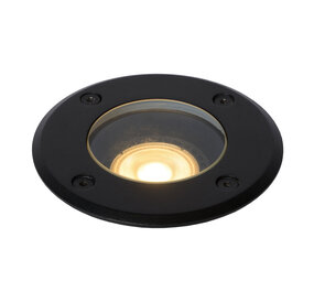 Lucide BILTIN - Bodenspot Indoor/Outdoor - Ø 10,8 cm - 1xGU10 - IP67 - Schwarz Lucide BILTIN - Bodenspot Indoor/Outdoor - Ø 10,8 cm - 1xGU10 - IP67 - Schwarz